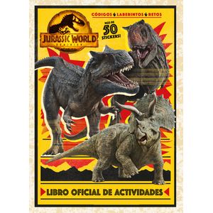 Portada del libro JURASSIC WORLD DOMINION LIBRO OFICIAL DE ACTIVIDADES Autor EQUIPO EDITORIAL