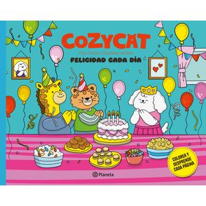 Portada del libro COZY CAT 2 FELICIDAD CADA DIA Autor ESTUDIO PE SAC