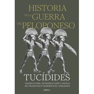 Portada del libro HISTORIA DE LA GUERRA DEL PELOPONESO Autor TUCIDIDES