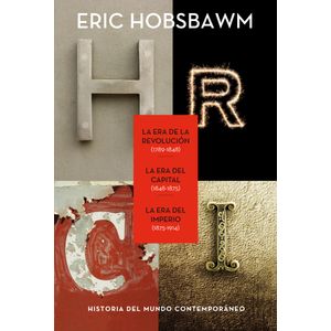 Portada del libro TRILOGIA ERA DE LA REVOLUCION ERA DEL IMPERIO ERA DEL CAPITAL Autor HOBSBAWM, ERIC