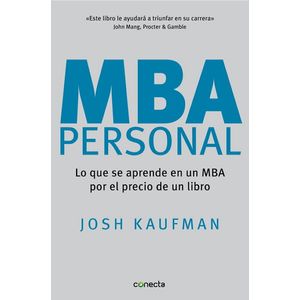 Portada del libro MBA PERSONAL Autor KAUFMAN JOSH