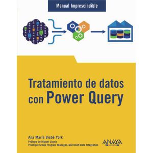 Portada del libro TRATAMIENTO DE DATOS CON POWER QUERY Autor BISBE YORK, ANA MARIA