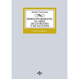 Portada del libro DERECHO ROMANO EL ARTE DE LO BUENO Y DE LO JUSTO Autor CASTRESANA, AMELIA
