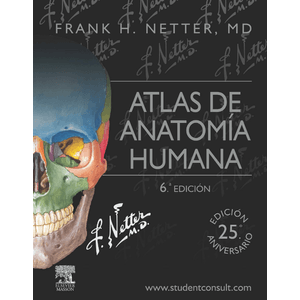 Portada del libro ATLAS DE ANATOMIA HUMANA Autor NETTER FRANK H.