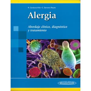 Portada del libro ALERGIA ABORDAJE CLINICO DIAGNOSTICO Y TRATAMIENTO Autor CARDONA VILLA, RICARDO Y OTRO