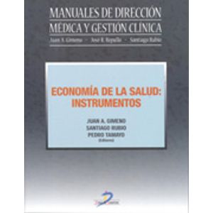 Portada del libro ECONOMIA DE LA SALUD: INSTRUMENTOS Autor GIMENO, JUAN A Y OTRO