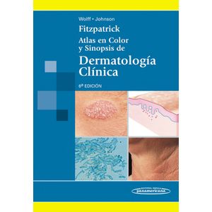 Portada del libro ATLAS EN COLOR Y SINOPSIS DE DERMATOLOGIA CLINICA Autor WOLFF, KLAUS Y JOHNSON, RICHARD