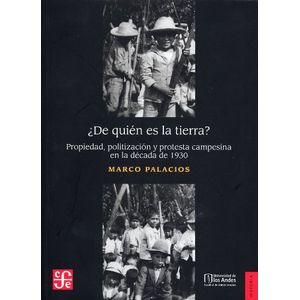 Portada del libro DE QUIEN ES LA TIERRA Autor PALACIOS MARCO