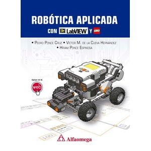 Portada del libro ROBOTICA APLICADA CON LABVIEW Y LEGO Autor PONCE CRUZ, PEDRO Y OTRO