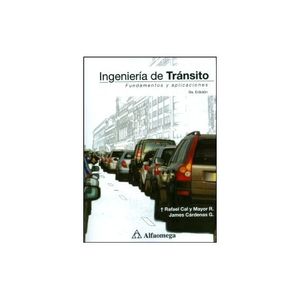 Portada del libro INGENIERIA DE TRANSITO Autor 