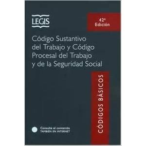 Portada del libro CODIGO SUSTANTIVO DEL TRABAJO Y CODIGO PROCESAL 42ED Autor LEGIS