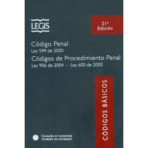 Portada del libro CODIGO PENAL Y PROCEDIMIENTO PENAL 21 ED Autor LEGIS