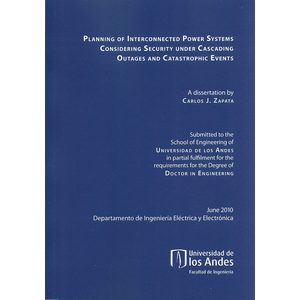 Portada del libro PLANNIG OF INTERCONNECTED POWER SYSTEMS Autor ZAPATA, CARLOS