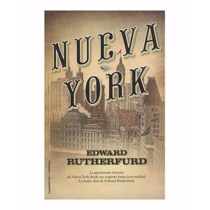 Portada del libro NUEVA YORK Autor RUTHERFURD, EDWARD