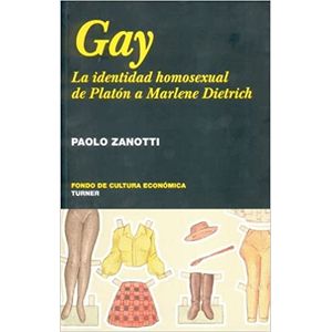Portada del libro GAY LA IDENTIDAD HOMOSEXUAL DE PLATON A MARLENE DIETRICH Autor ZANOTTI, PAOLO