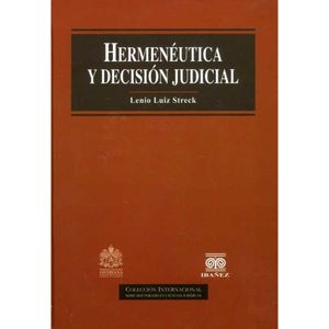 Portada del libro HERMENEUTICA Y DECISION JUDICIAL Autor STRECK, LENIO LUIS