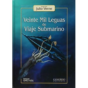 Portada del libro VEINTE MIL LEGUAS DE VIAJE SUBMARINO Autor VERNE, JULIO