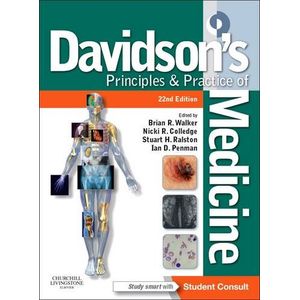 Portada del libro DAVIDSON S PRINCIPLES Y PRACTICE OF MEDICINE Autor WALKER, BRIAN R Y OTROS