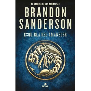 Portada del libro Esquirla del Amanecer Autor Brandon Sanderson