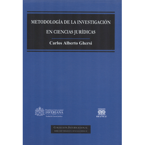 Portada del libro METODOLOGIA DE LA INVESTIGACION EN CIENCIAS JURIDICAS Autor GHERSI, CARLOS ALBERTO