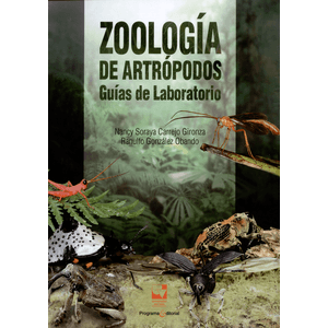 Portada del libro ZOOLOGIA DE ARTROPODOS GUIAS DE LABORATORIO Autor CARREJO GIRONZA, NANCY SORAYA