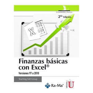 Portada del libro FINANZAS BASICAS CON EXCEL Autor SOFT GROUP, TEACHING