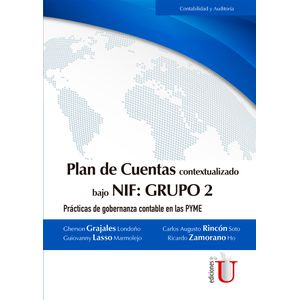 Portada del libro PLAN DE CUENTAS CONTEXTUALIZADO BAJO NIF GRUPO 2 Autor GRAJALES LONDOÑO, GHERSON Y OTROS