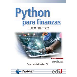 Portada del libro PYTHON PARA FINANZAS Autor RAMIREZ GIL, CARLOS MARIO