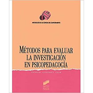 Portada del libro METODOS PARA EVALUAR LA INVESTIGACION EN PSICOPEDAGOGIA Autor FERNANDEZ CANO, ANTONIO