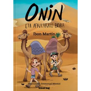 Portada del libro ONIN ETA AFRIKARAKO BIDAIA Autor IBON MARTÍN ÁLVAREZ