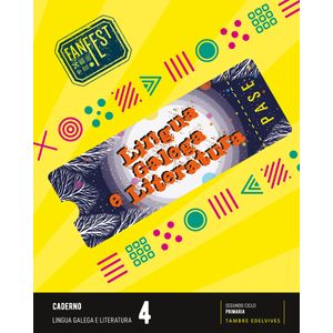Portada del libro Proxecto: FanFest. Lingua galega e Literatura 4 - Caderno Autor Esther Ares Vázquez